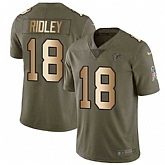 Nike Falcons 18 Calvin Ridley Olive Gold Salute To Service Limited Jersey Dzhi,baseball caps,new era cap wholesale,wholesale hats